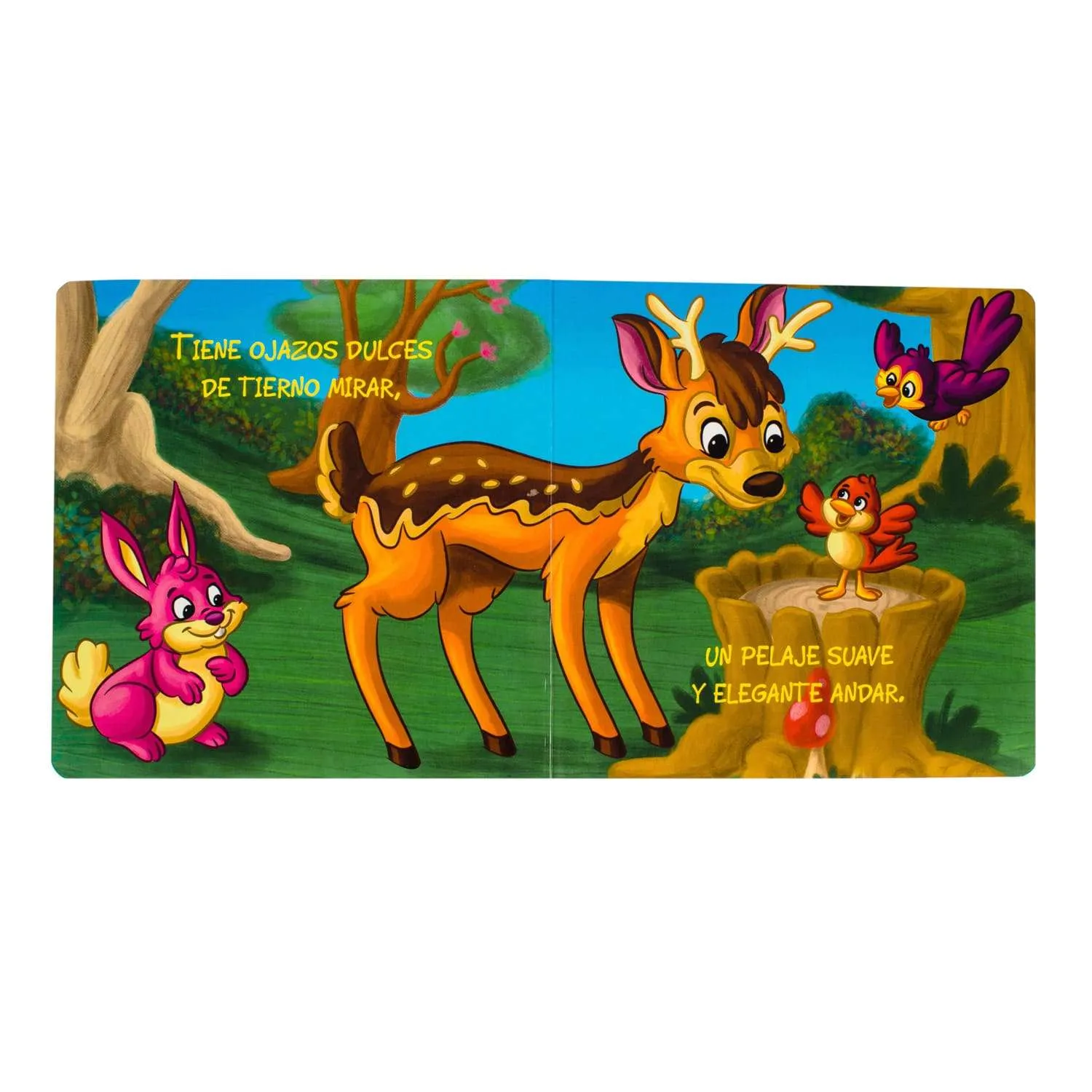 Mis Amiguitos Del Bosque Simpáticos Animalitos 8 Libros + Cd - Imagen 3