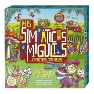 Mis Simpaticos Amiguitos Animalitos Del Jardin 8 Libros + Cd