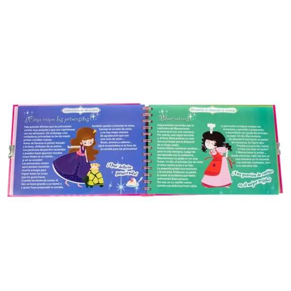 Secretos De Princesa Lujoso Cofre 2 Libritos + Anteojos 3D Diseño Corona - Imagen 2