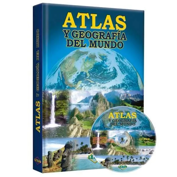 Atlas Y Geografía Del Mundo 1 Tomo + Cd