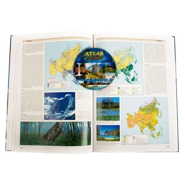 Atlas Y Geografía Del Mundo 1 Tomo + Cd - Imagen 5