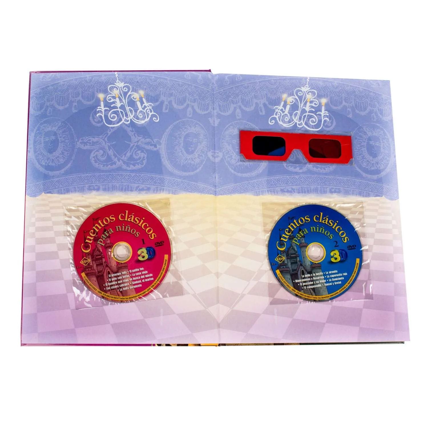Cuentos Clasicos Para Niños En 3D + 2 Dvd Billingue - Imagen 2