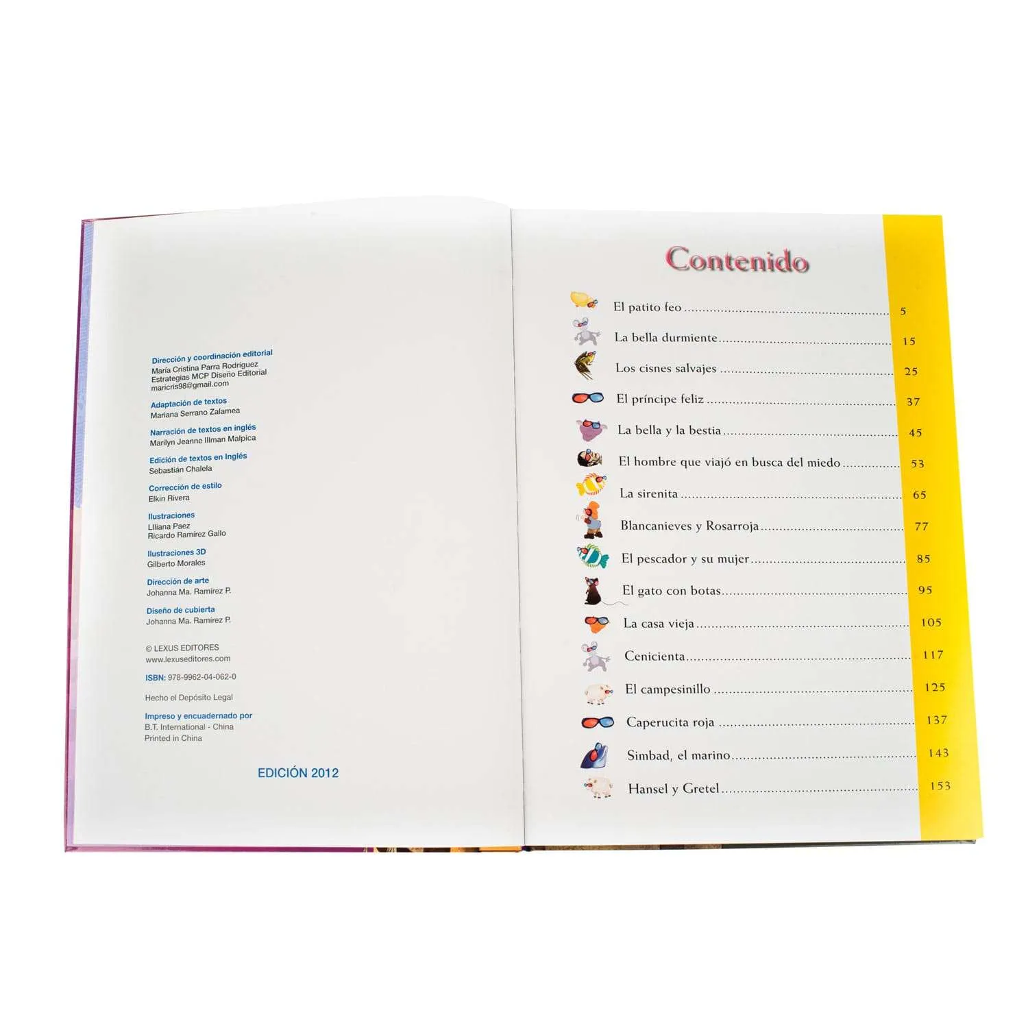 Cuentos Clasicos Para Niños En 3D + 2 Dvd Billingue - Imagen 5