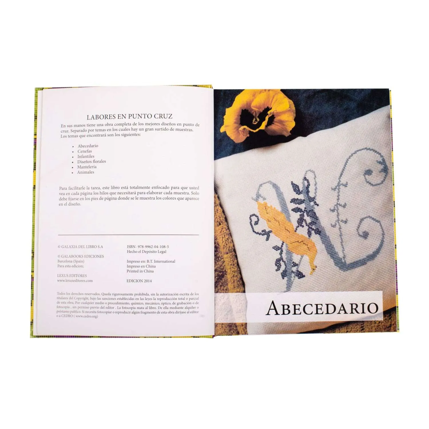 Labores En Punto Cruz 1 Tomo - Imagen 2