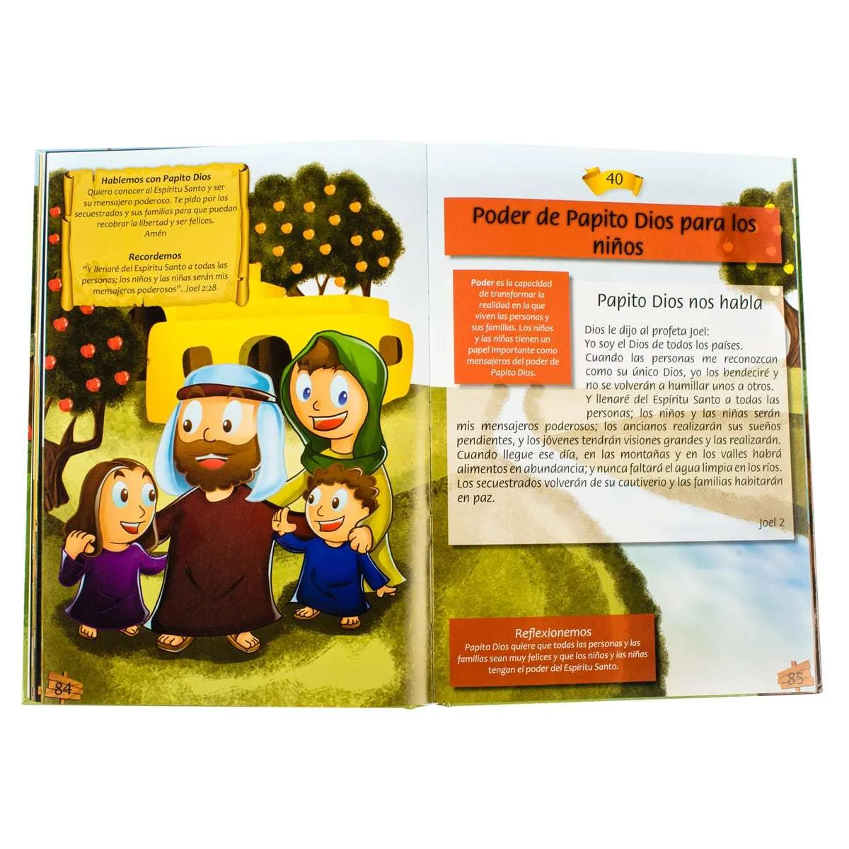 Santa Biblia Para Niños Textos Evangélicos 1 Tomo + Dvd - Imagen 3