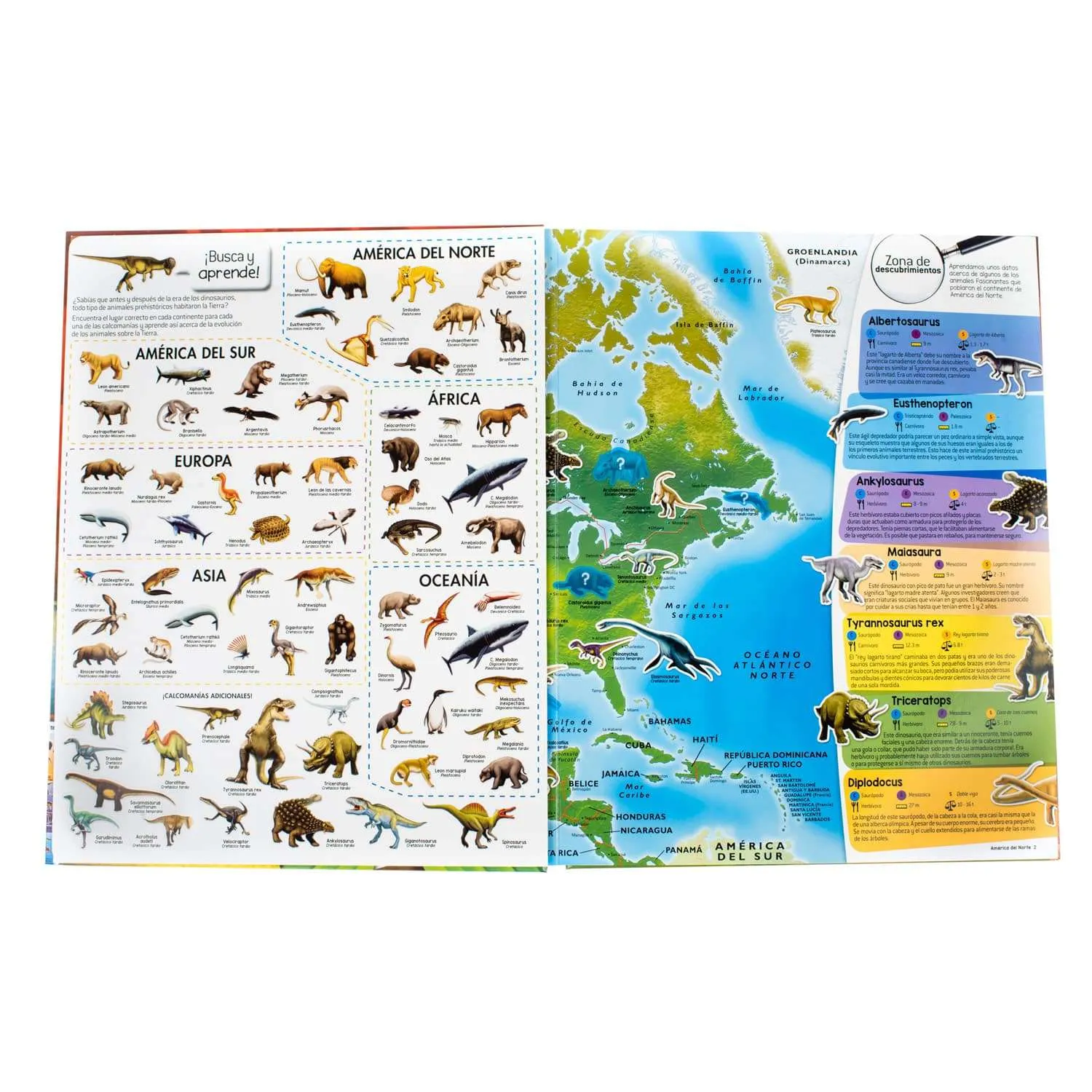 Atlas Mundial De Dinosaurios Y Otros Animales - Imagen 2