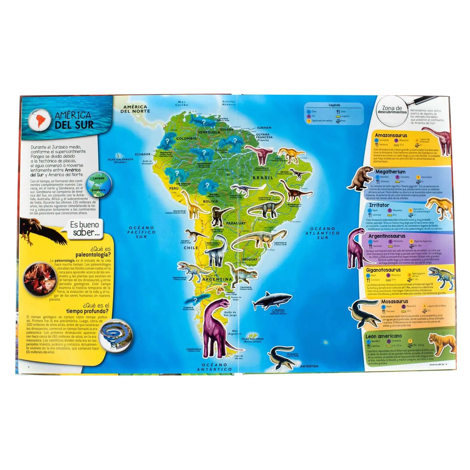 Atlas Mundial De Dinosaurios Y Otros Animales - Imagen 3