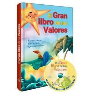 El Gran Libro De Los Valores Cuentos Y Juegos Para Aprender Y Practicar Valores 1 Tomo + Dvd