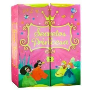 Secretos De Princesa Lujoso Cofre 2 Libritos + Anteojos 3D Diseño Corona