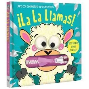 La La Llamas Libro Con Cremallera