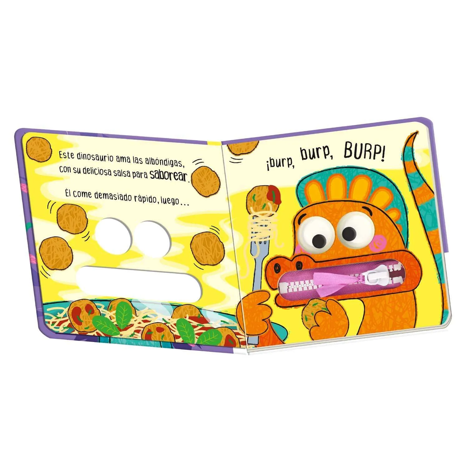 Snackasaurus Libro Con Cremallera - Imagen 2