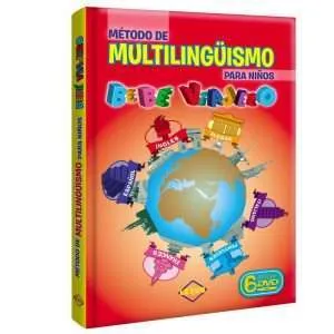 Metodo De Multilinguistico Para Niños Bebe Viajero 1 Tomo + Complemento L Dvds