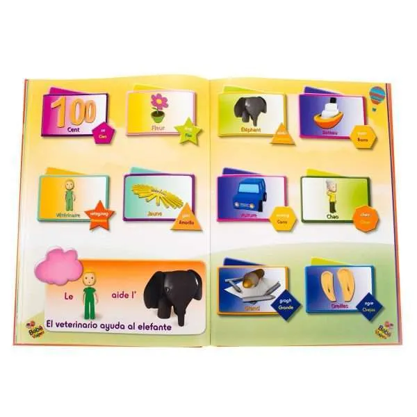 Metodo De Multilinguistico Para Niños Bebe Viajero 1 Tomo + Complemento L Dvds - Imagen 2