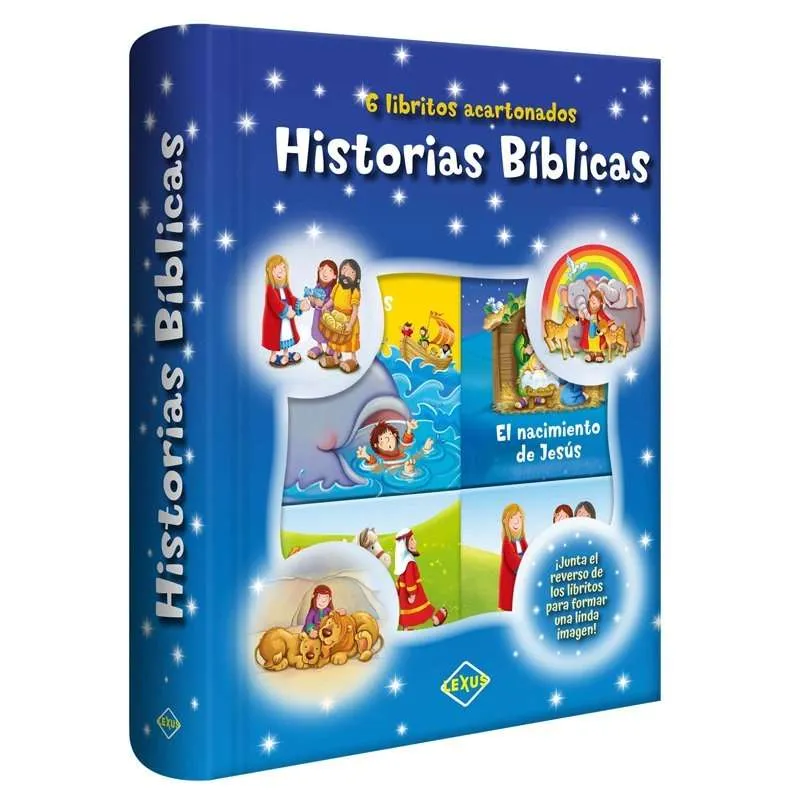 6 Libritos Acartonados Historias Bíblicas
