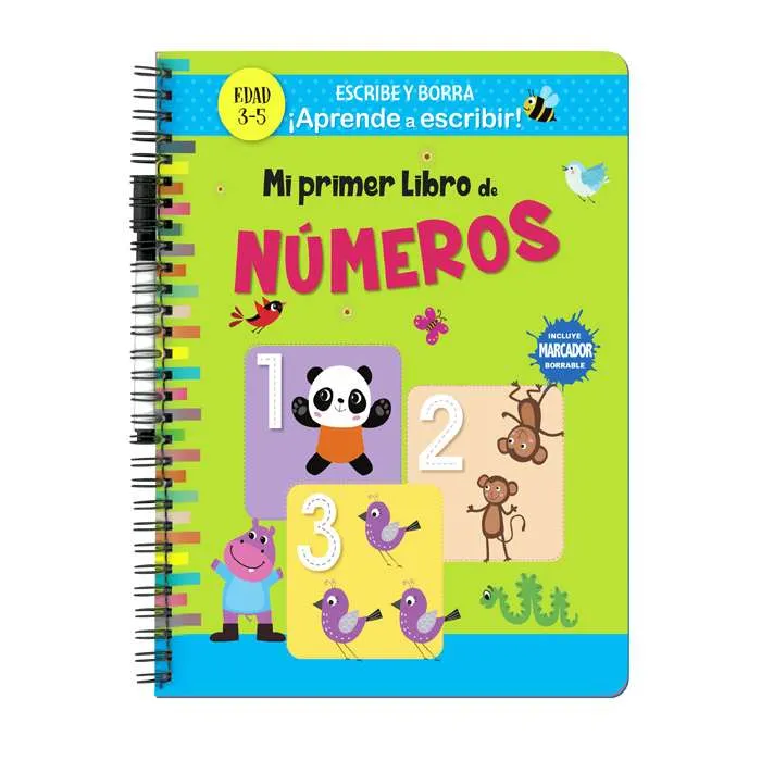 Escribe Y Borra Mi Primer Libro De Números