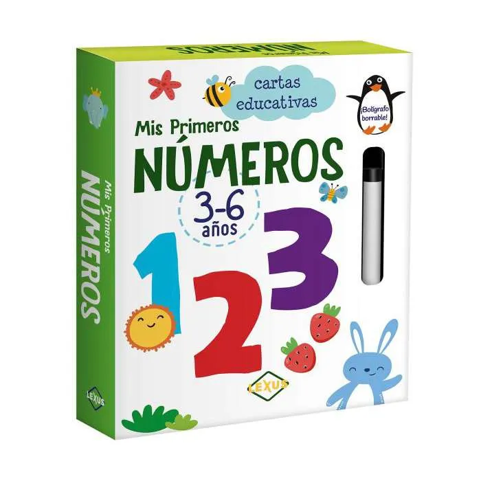 Mi Primeros Números Cartas Educativas