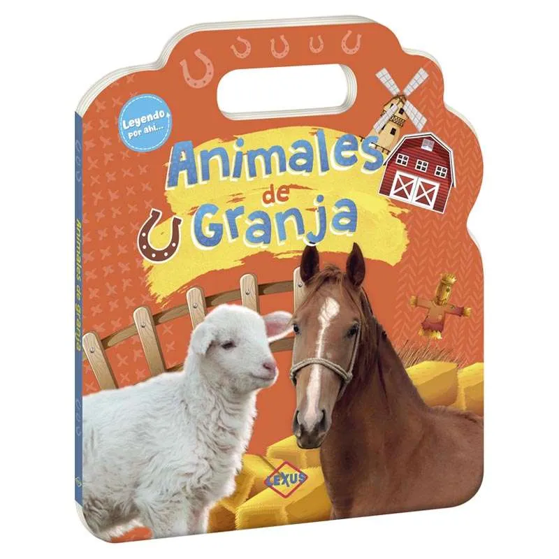 Animales Con Granja Libro Con Asa