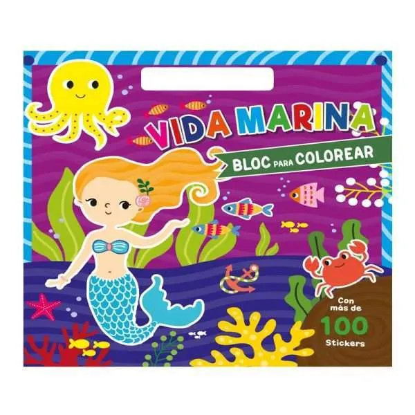 Vida Marina Libro Para Colorear