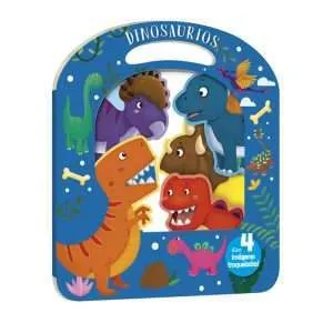 Dinosaurios - Mis Animales con 4 Imágenes Troqueladas