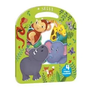 Selva - Mis Animales con 4 Imágenes Troqueladas