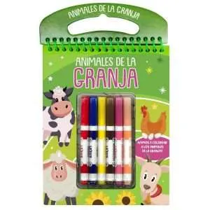 Animales de la Granja, Vamos a Colorear