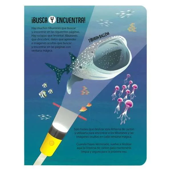 Tiburones Busca y Encuentra/ Linterna - Imagen 3