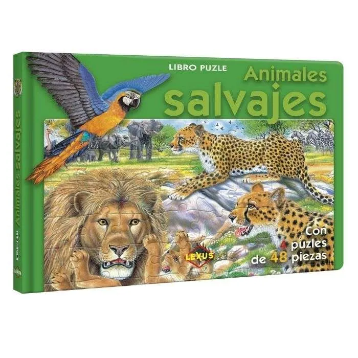 Animales Salvajes - Libros Puzle