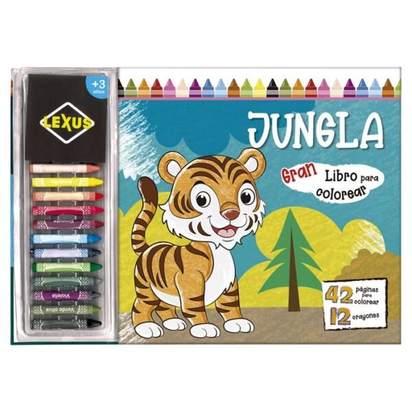 La Jungla - Libro para Colorear - Lexus Editores Colombia