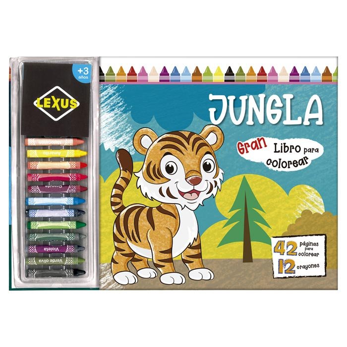 La Jungla - Libro para Colorear - Lexus Editores Colombia