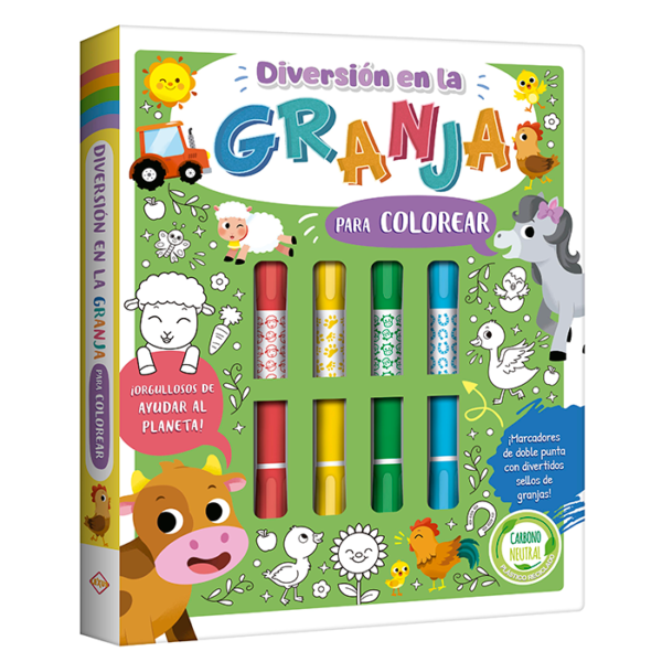 Diversión en la Granja - Libro Para Colorear - Lexus Editores Colombia