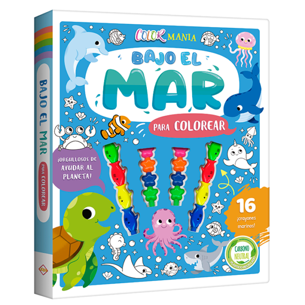 Bajo el Mar - Libro Para Colorear