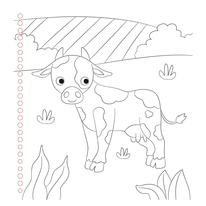 Tiempo en la granja – Libro para dibujar y colorear - Imagen 3