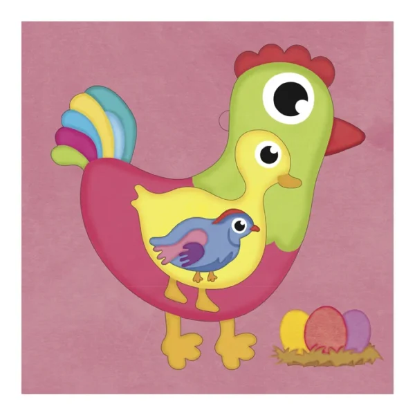 Animales de la Granja – Mi Arte con Stencils Pop Out - Imagen 3