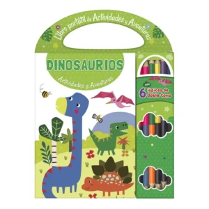 Libro Portátil de Actividades y Aventuras – Dinosaurios