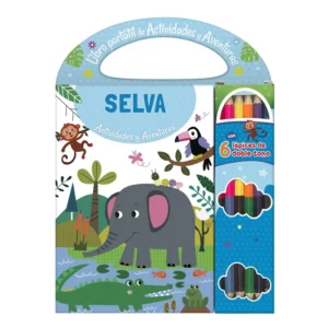 Selva – Libro Portátil de Actividades y Aventuras