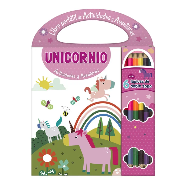 Unicornio – Libro Portátil de Actividades y Aventuras