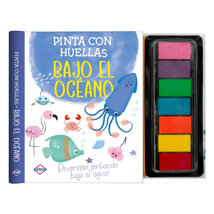 Pinta con Huellas Bajo el Océano