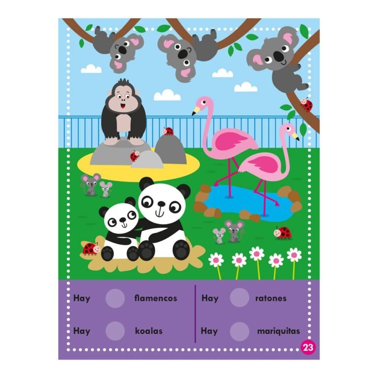 1 2 3 - Libro de Actividades con Stickers - Lexus Editores Colombia