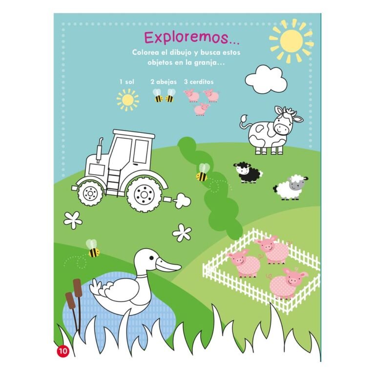 La Granja - Libro de Actividades con Stickers - Lexus Editores Colombia